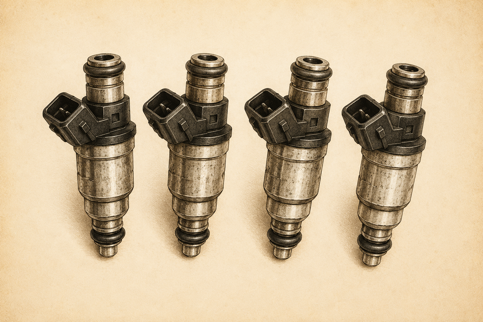 Kit de 4 injecteurs Peugeot 205 GTI 1.6/1.9